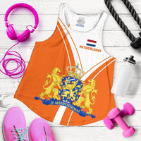 Netherland Women's Racerback Tank, Netherland Pride RLT7 - Wonder Print Shop