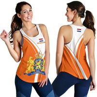 Netherland Women's Racerback Tank, Netherland Pride RLT7 - Wonder Print Shop