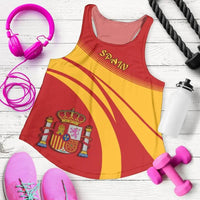 Spain Coat Of Arms Women Tanktop Cricket RLT12 - Wonder Print Shop
