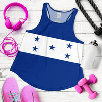 Honduras Flag with Coat of Arms Women Tank Top RLT8 - Wonder Print Shop