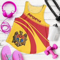 Moldova Coat Of Arms Women Tanktop Cricket RLT13 - Wonder Print Shop
