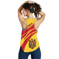 Moldova Coat Of Arms Women Tanktop Cricket RLT13 - Wonder Print Shop
