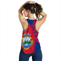 Costa Rica Tank Top For Women Premium Style RLT13 - Wonder Print Shop
