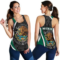 Mexico Women's Racerback Tank, Mexican Spirit Aztec RLT13 - Wonder Print Shop