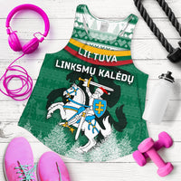 Lithuania Christmas Women Racerback Tank Simple Vibes Version RLT6 - Wonder Print Shop