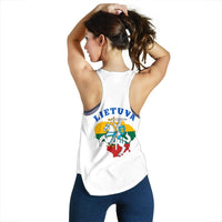 Lithuania Women's Racerback Tank Vytis Lietuva RLT6 - Wonder Print Shop
