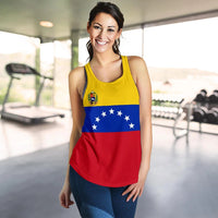 Venezuela Women's Racerback Tank Flag RLT7 - Wonder Print Shop