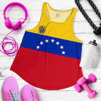Venezuela Women's Racerback Tank Flag RLT7 - Wonder Print Shop