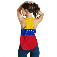 Venezuela Women's Racerback Tank Flag RLT7 - Wonder Print Shop