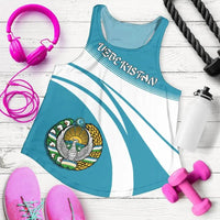 Uzbekistan Coat Of Arms Women Tanktop Cricket RLT12 - Wonder Print Shop