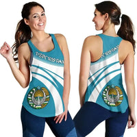 Uzbekistan Coat Of Arms Women Tanktop Cricket RLT12 - Wonder Print Shop