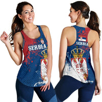 Serbia Women's Racerback Tank The Great Serbia Original, RLT7 - Wonder Print Shop