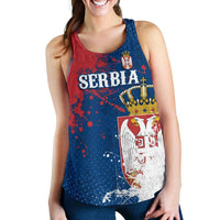 Serbia Women's Racerback Tank The Great Serbia Original, RLT7 - Wonder Print Shop