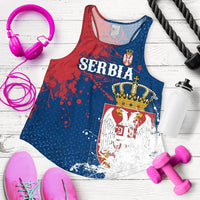 Serbia Women's Racerback Tank The Great Serbia Original, RLT7 - Wonder Print Shop