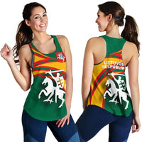 Lithuania Women Racerback Tanks N Flag RLT6 - Wonder Print Shop