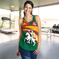 Lithuania Women Racerback Tanks N Flag RLT6 - Wonder Print Shop