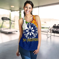 The Philippines Women's Racerback Tank, Filipino Sampaguita RLT6 - Wonder Print Shop