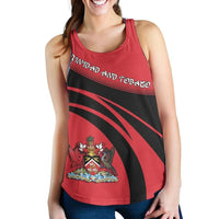 Trinidad and Tobago Coat Of Arms Women Tanktop Cricket RLT6 - Wonder Print Shop
