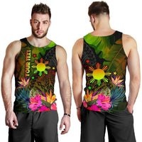 the-philippines-polynesian-personalised-mens-tank-top-hibiscus-and-banana-leaves