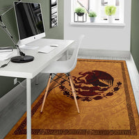 Mexico Area Rug Maya Coat Of Arms Vintage RLT13 - Wonder Print Shop