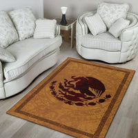 Mexico Area Rug Maya Coat Of Arms Vintage RLT13 - Wonder Print Shop