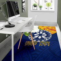 The Philippines Personalised Area Rug Filipino Sampaguita RLT6 - Wonder Print Shop