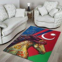 Azerbaijan Pride and Heritage Area Rug - Happy Independence Day RLT8 - Wonder Print Shop