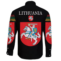 Lithuania - United Long Sleeve Button Shirt RLT6 - Wonder Print Shop