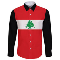 Lebanon Long Sleeve Button Shirt RLT6 - Wonder Print Shop