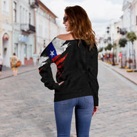 Chile in Me Women's Off Shoulder Sweater - Special Grunge Style RLT7 - Wonder Print Shop