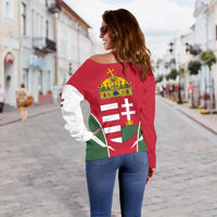 Hungary Active Off Shoulder Sweater RLT8 - Wonder Print Shop
