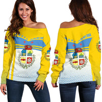 Aruba Victory Off Shoulder Sweater RLT7 - Wonder Print Shop