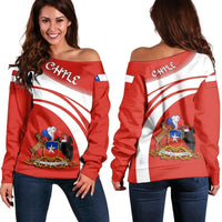 Chile Coat Of Arms Shoulder Sweater Cricket RLT7 - Wonder Print Shop