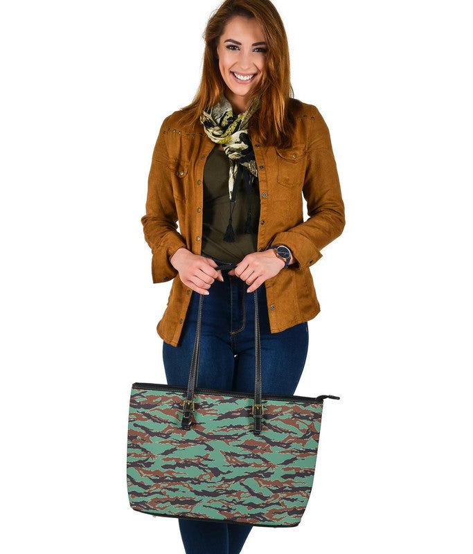 army-guyana-tiger-stripe-camouflage-seamless-leather-tote