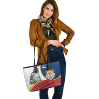 Serbia Leather Tote Bag Flag Of Serbia RLT7 - Wonder Print Shop