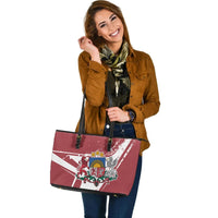 Latvia Leather Tote Bag - Latvia Pride RLT6 - Wonder Print Shop