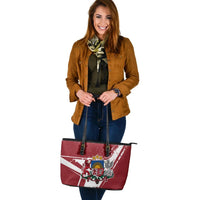 Latvia Leather Tote Bag - Latvia Pride RLT6 - Wonder Print Shop