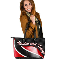 Trinidad and Tobago Leather Tote Bag Trinidad and Tobago Flag RLT6 - Wonder Print Shop