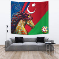 Azerbaijan Pride and Heritage Tapestry - Happy Independence Day RLT8 - Wonder Print Shop