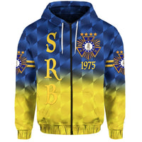 Scouts Royale Brotherhood SRB Zip Hoodie Original Style Blue LT8 - Wonder Print Shop