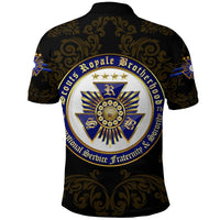 Scouts Royale Brotherhood SRB Polo Shirt Unique Version Black LT8 - Wonder Print Shop