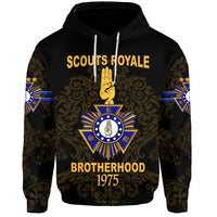 Scouts Royale Brotherhood SRB Hoodie Unique Version Black LT8 - Wonder Print Shop