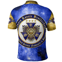 Scouts Royale Brotherhood SRB Polo Shirt Unique Version Blue LT8 - Wonder Print Shop