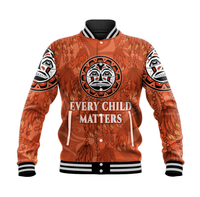 Orange Shirt Day Baseball Jacket Every Child Matters Dreamcatcher Aboriginal LT8 - Wonder Print Shop