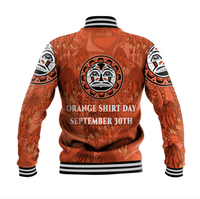Orange Shirt Day Baseball Jacket Every Child Matters Dreamcatcher Aboriginal LT8 - Wonder Print Shop