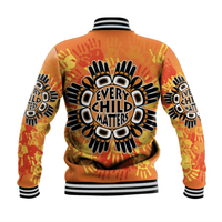 Orange Shirt Day Baseball Jacket Every Child Matters Simple Style LT8 - Wonder Print Shop