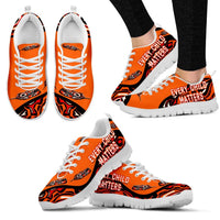 Orange Shirt Day Sneakers Every Child Matters Aboriginal Feather NO.1 LT8 - Wonder Print Shop