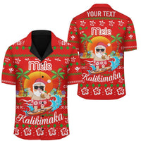 Christmas in July Hawaiian Shirt Santa Claus Kalikimaka LT8 - Wonder Print Shop