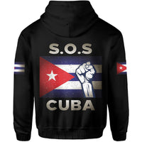 Free Cuba Hoodie SOS Cuba LT13 - Wonder Print Shop