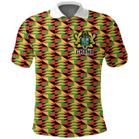 Ghana Ghanan Pattern Polo Shirt ver3 LT20 - Wonder Print Shop